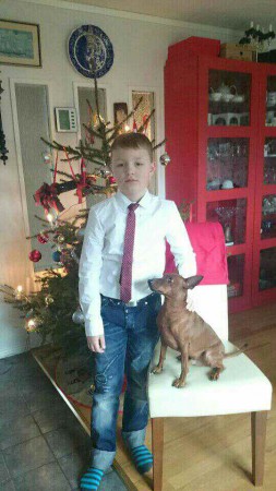 Julfin Willgot med Chuck -14